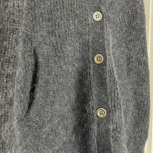 FREE PEOPLE oversized grandpa cardi Sz xs - Picture 2 of 6